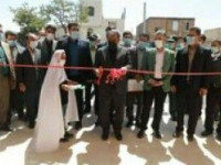 بهره برداری از مدرسه ۱۲ کلاسه خیر ساز مهرعظام در تاکستان