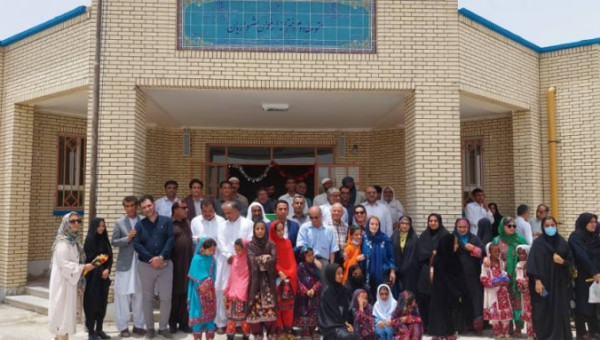 بهره برداری از  مدرسه 9 کلاسه در شهرستان دشتیاری