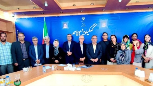 دیدار خیرین مدرسه ساز مقیم آمریکا با استاندار کهگیلویه و بویر احمد
