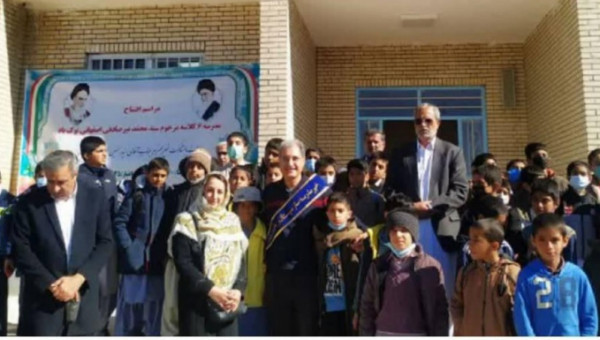 بهره برداری از مدرسه ۶ کلاسه خیر ساز در شهرستان تفتان