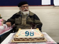 جشن تولد خیر 98 ساله تهرانی در جشنواره مدرسه امیر وفایی