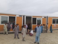 اهدا کانکس به مدارس سیل زده سیستان و بلوچستان