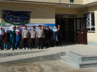بهره برداری از یک مدرسه خیر ساز در استان همدان