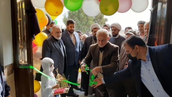 مدرسه ۹ کلاسه نرجس خاتون روستای حسین آباد استان سیستان و بلوچستان به بهره برداری رسید