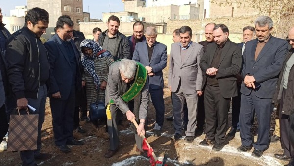 ساخت مدرسه ۱۲کلاسه خیری حریریان در استان البرز